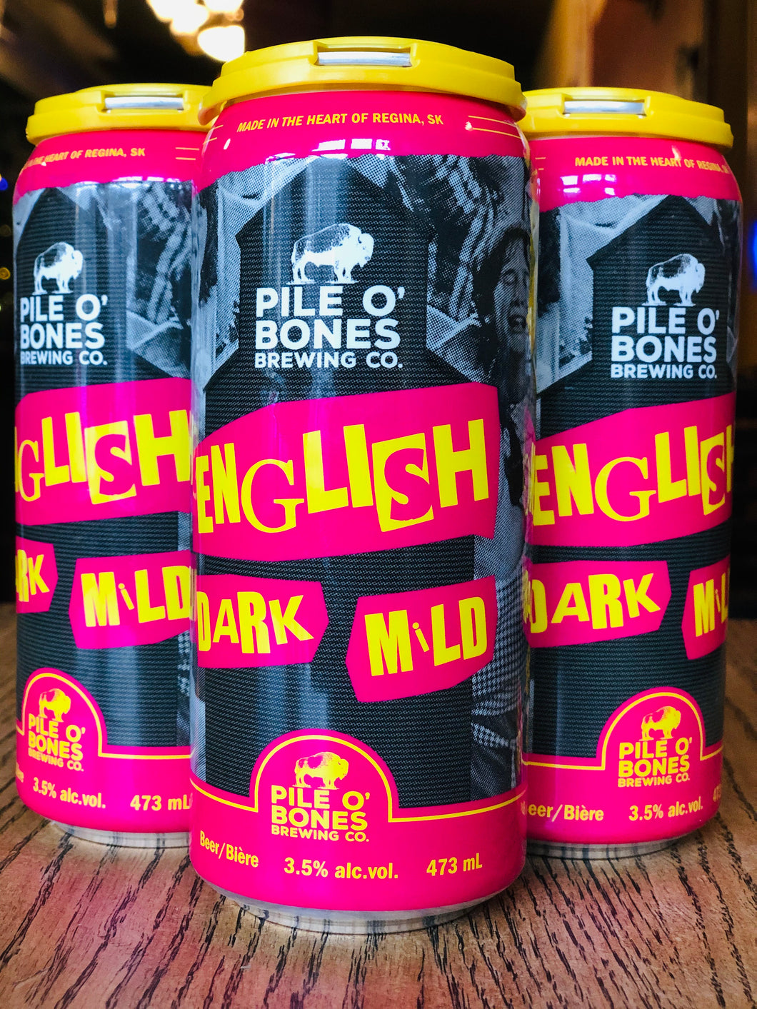 PILE O’ BONES ENGLISH DARK MILD (4 x 473ml)