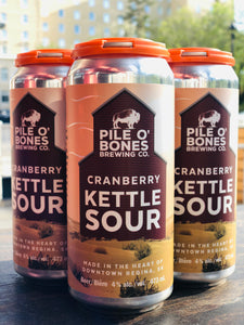 PILE O’ BONES CRANBERRY KETTLE SOUR (4 x 473ml)