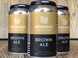 NOKOMIS BROWN ALE (4 x 355ml)