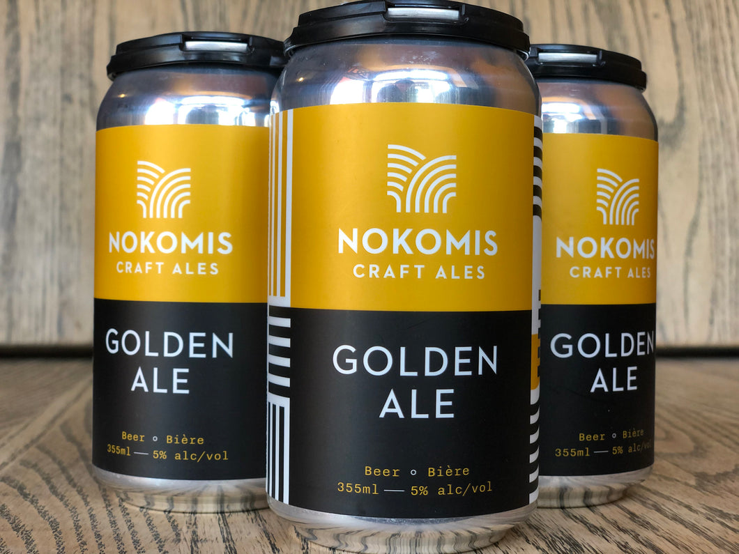 NOKOMIS GOLDEN ALE (4 x 355ml)