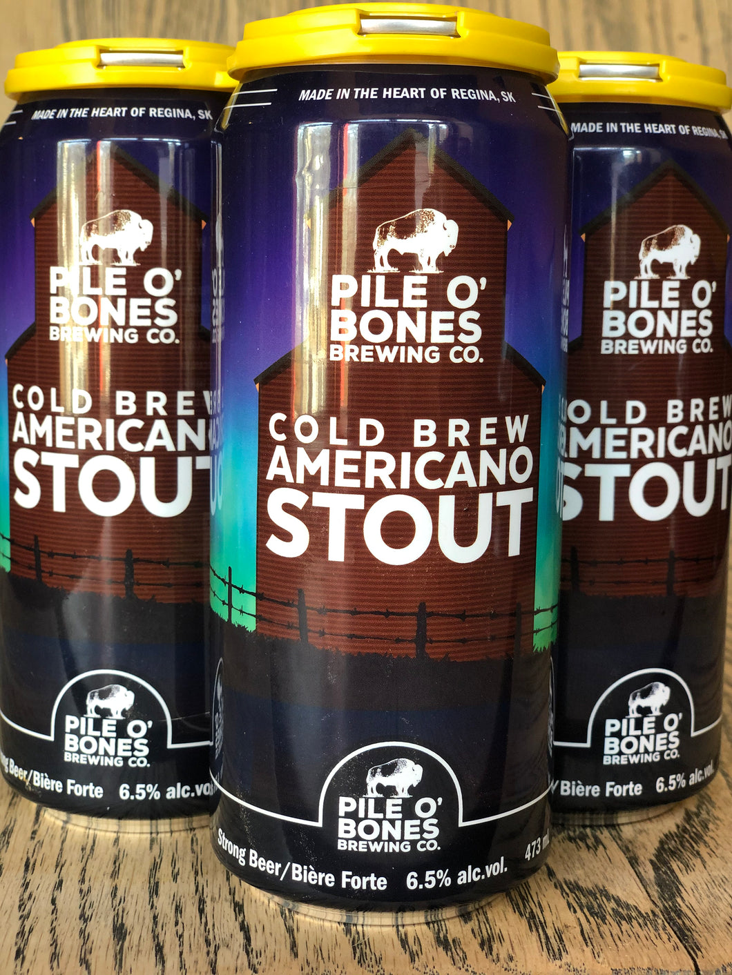 PILE O' BONES AMERICANO STOUT (4 x 473ml)