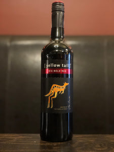 YELLOW TAIL BOLD RED